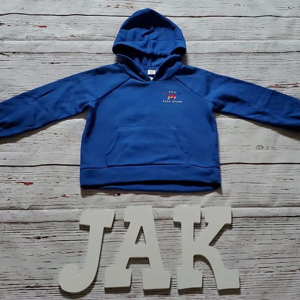 🆕️ GAP GIRL'S BLUE HOODED SWEATER 💁‍♀️💙